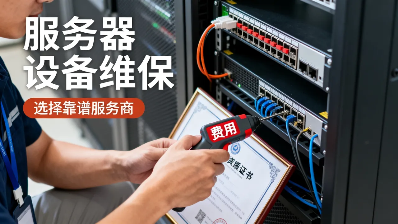 服务器设备维保怎么做？费用多少，如何选择靠谱服务商