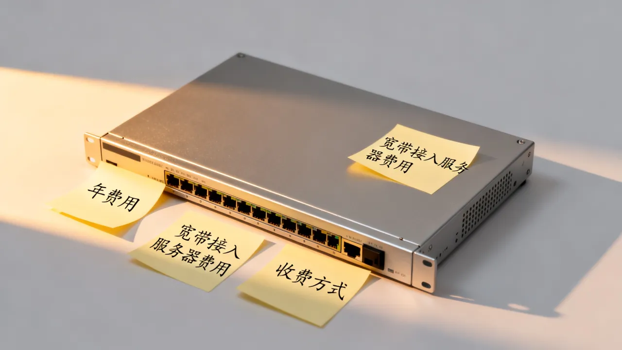 宽带接入服务器费用高吗？多少钱一年，怎么收费