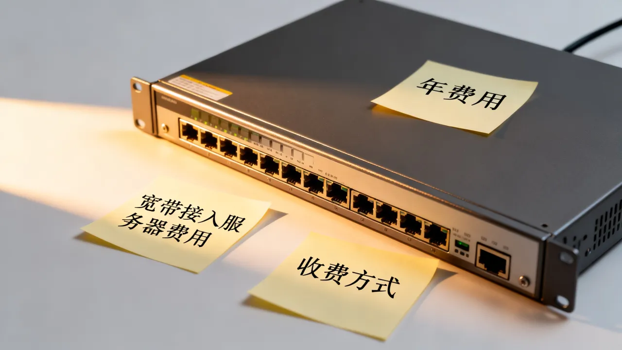 宽带接入服务器费用高吗？多少钱一年，怎么收费