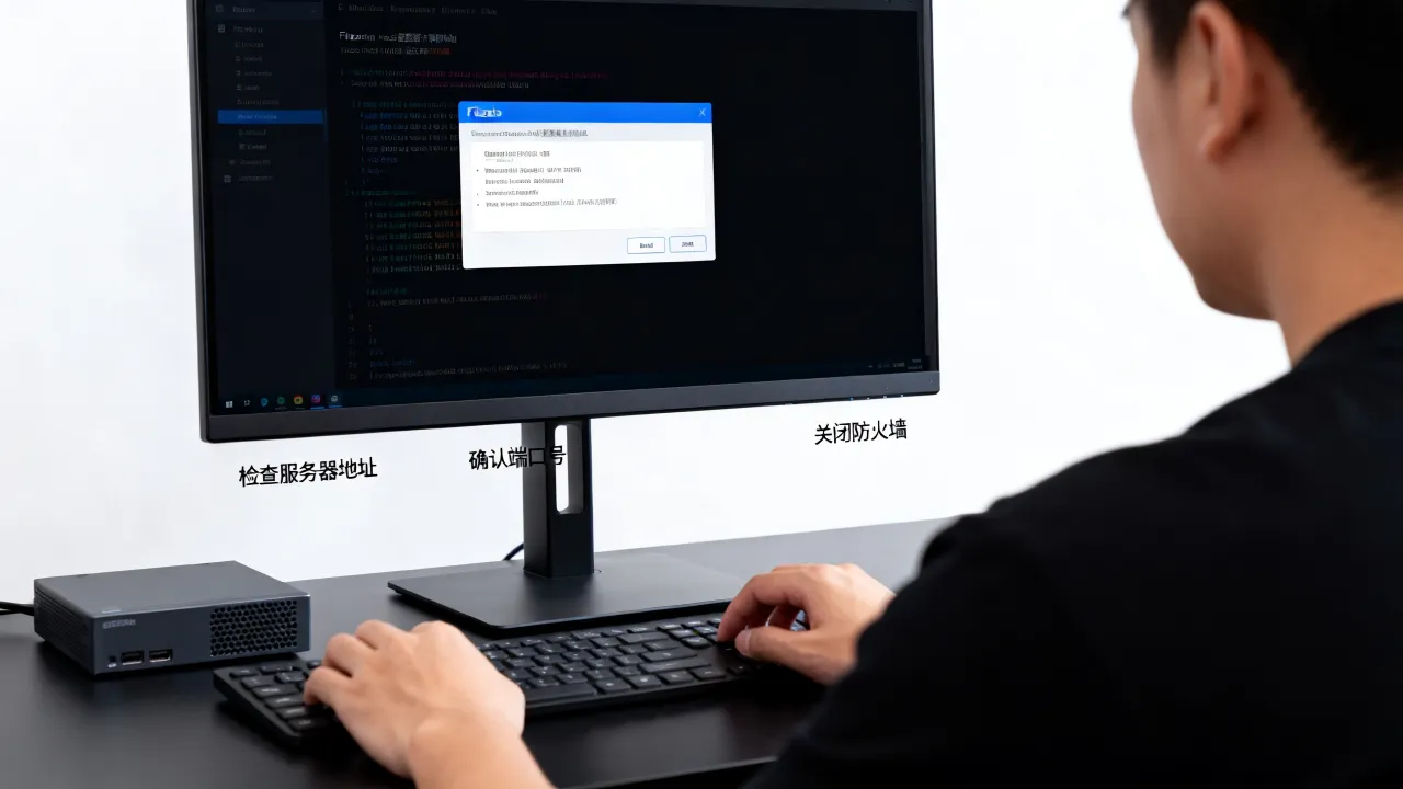 Filezilla无法连接服务器是什么原因？，怎么解决