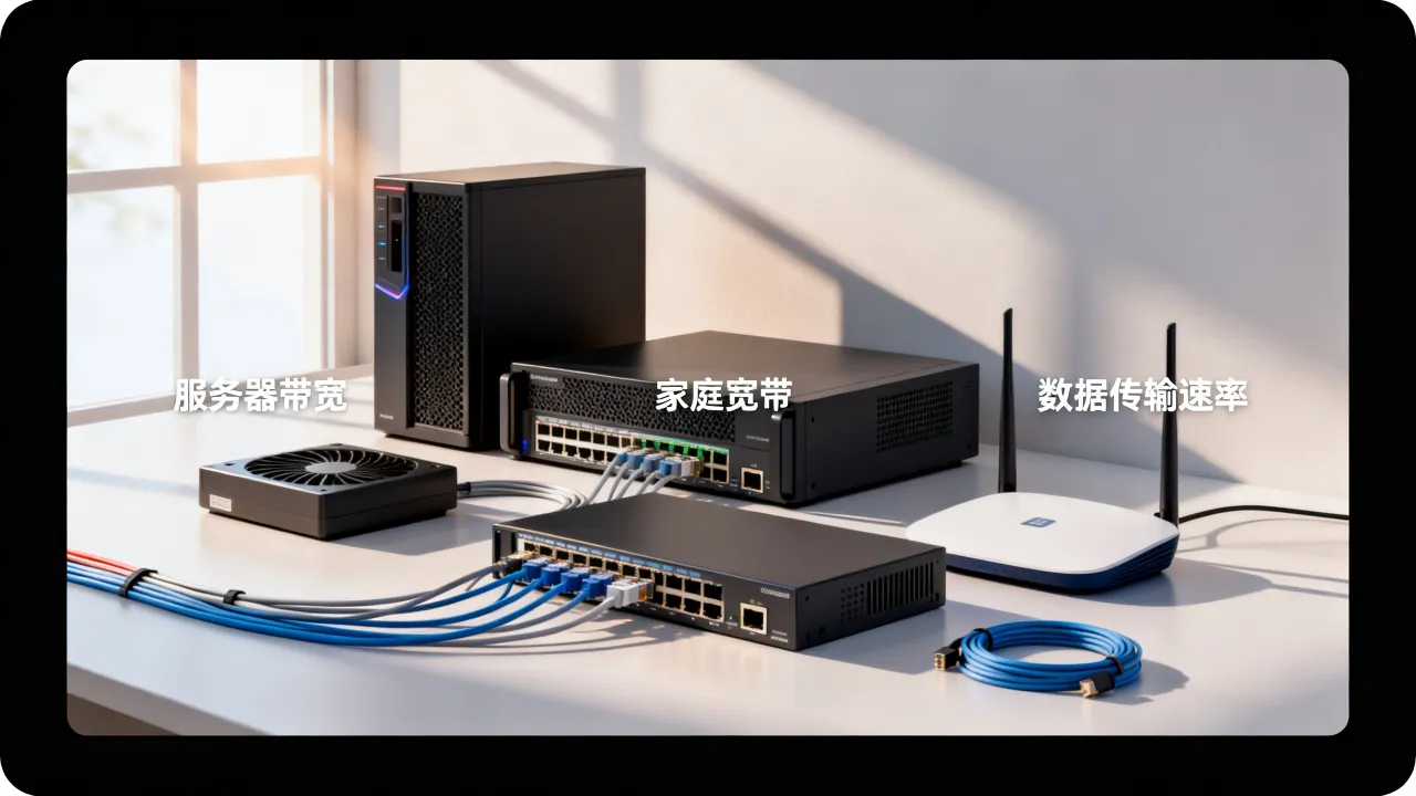 什么叫服务器宽带，服务器带宽和宽带有什么区别