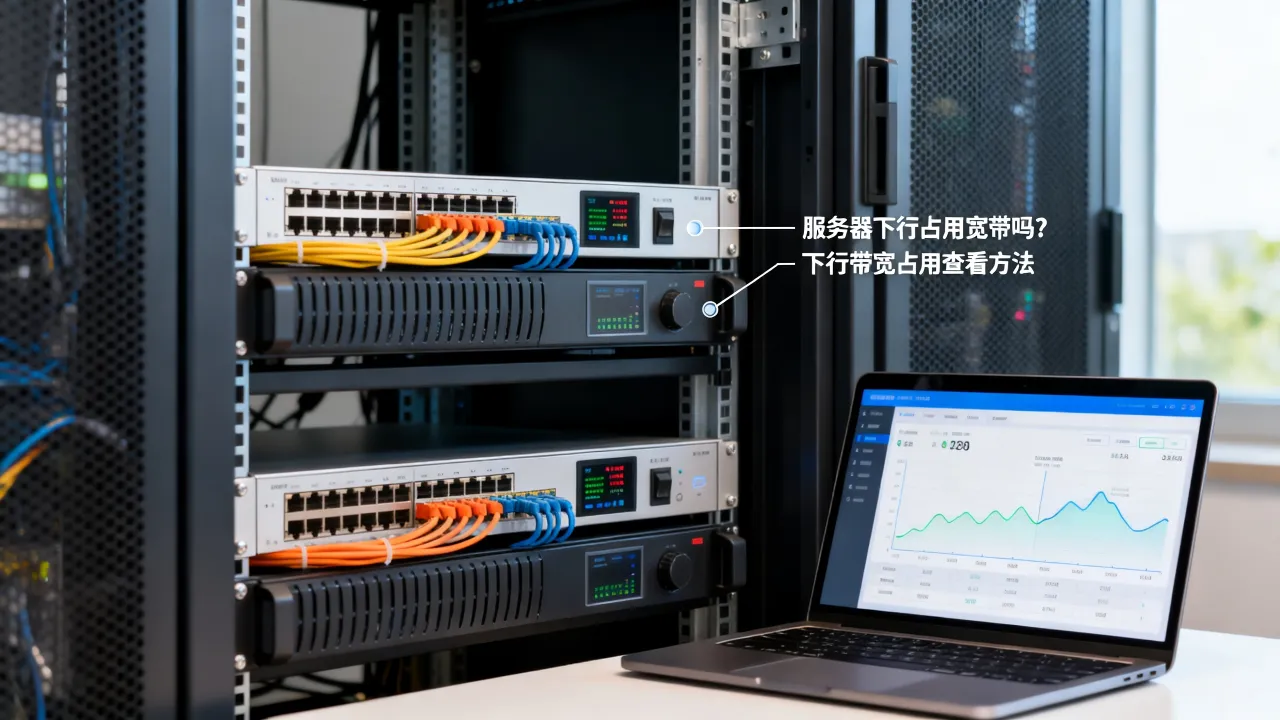 服务器下行占用宽带吗，服务器下行带宽占用怎么查看？