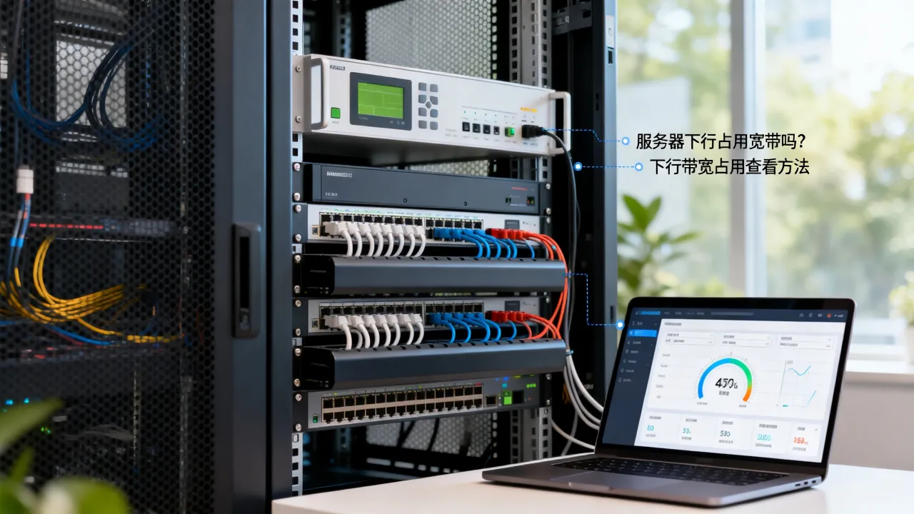 服务器下行占用宽带吗，服务器下行带宽占用怎么查看？