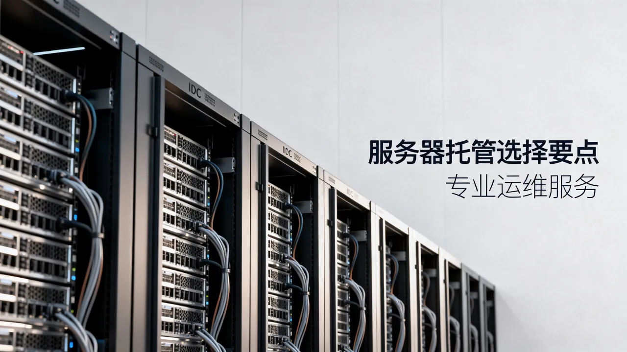 IDC运维服务器托管怎么选？,服务器托管哪家好