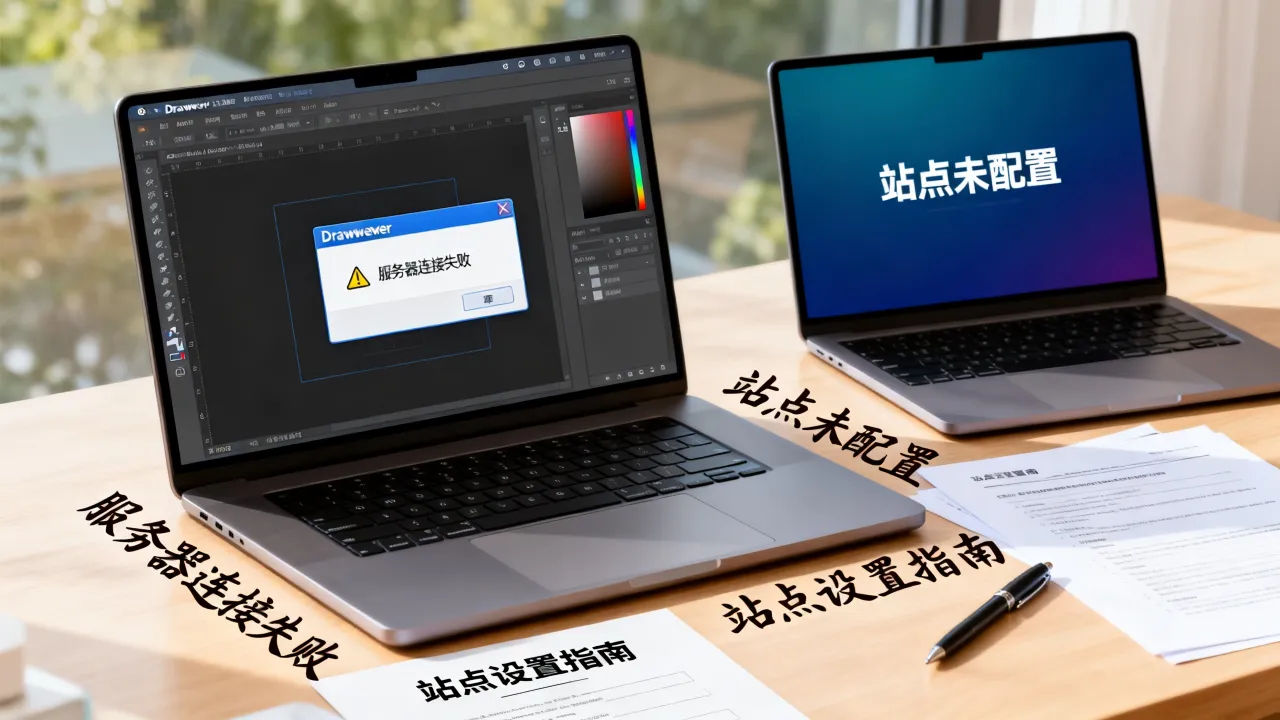 为什么dw打开服务器没有站点，dw站点不显示的原因是什么？