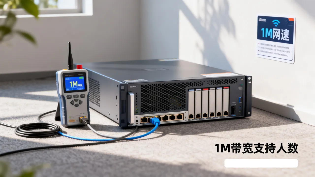 服务器1m网速够用吗？服务器1m带宽能支持多少人同时访问？
