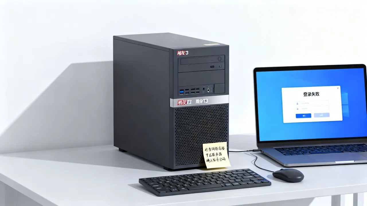用友t3服务器为什么登陆失败，登录失败怎么解决