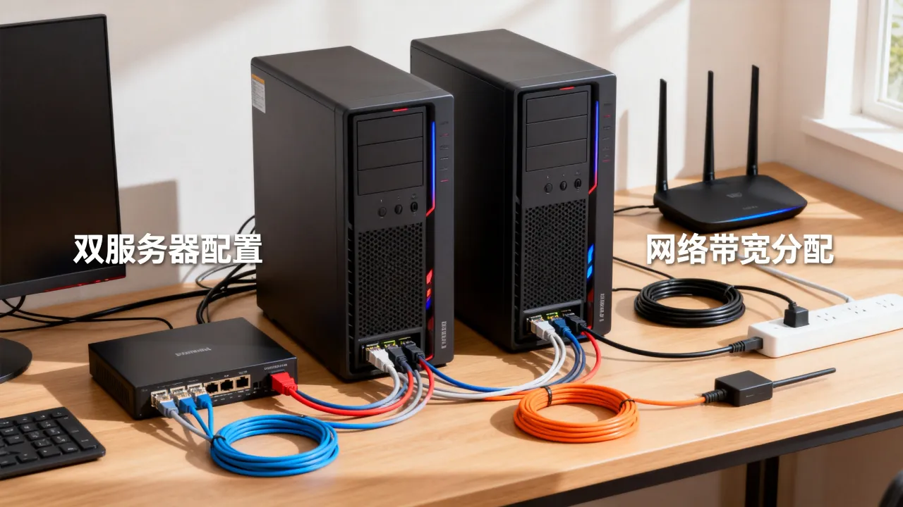 小区宽带双服务器怎么设置？家庭网络优化方案