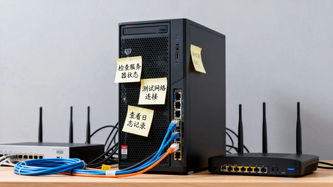 服务器停止网络原因是什么，网络连接中断如何排查