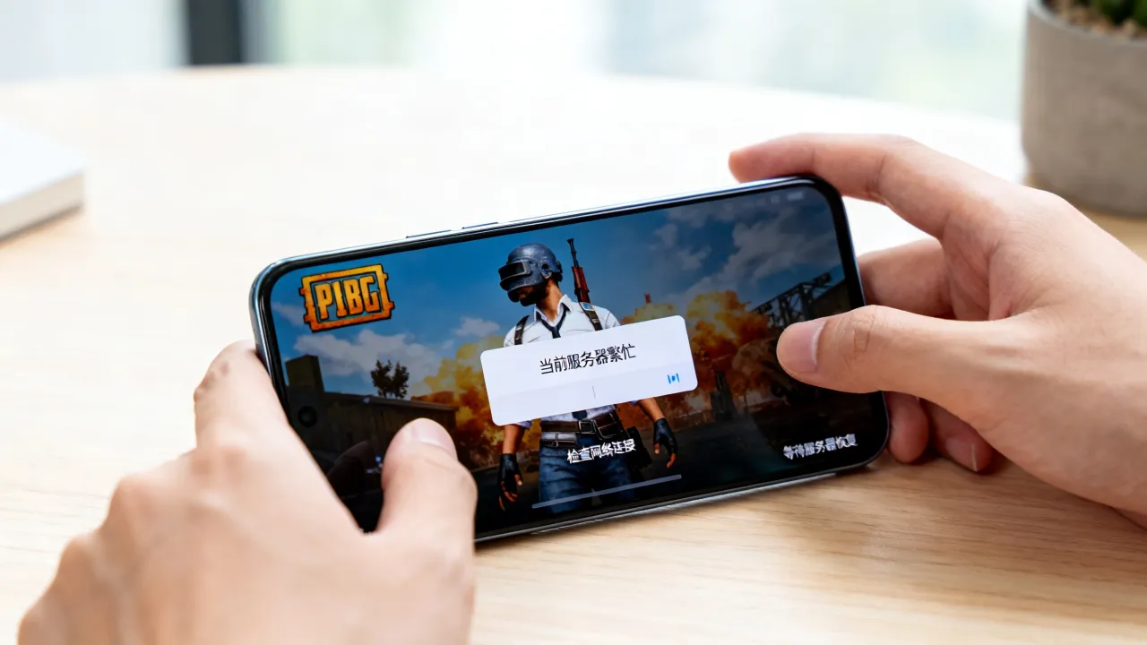 PUBG为什么显示当前服务器繁忙，排不进去怎么办
