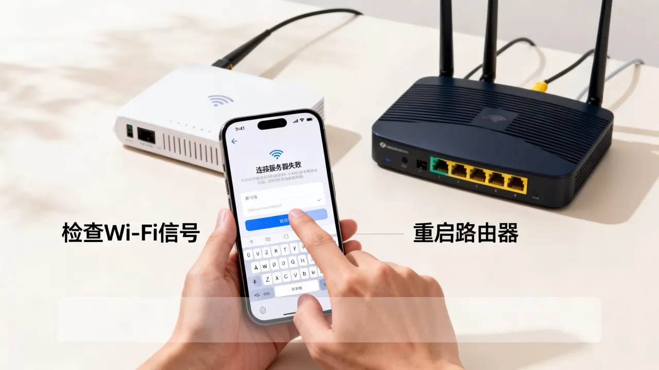 为什么iPhone显示连接服务器失败，苹果连不上服务器怎么办？