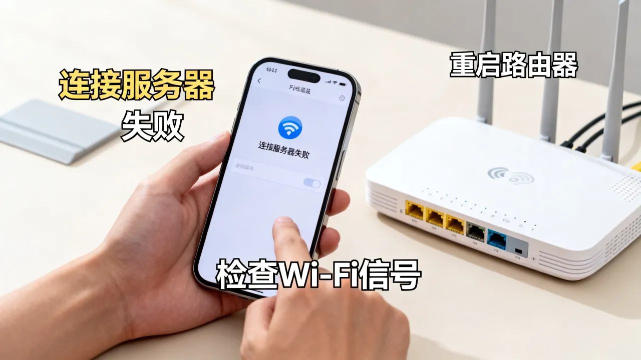 为什么iPhone显示连接服务器失败，苹果连不上服务器怎么办？
