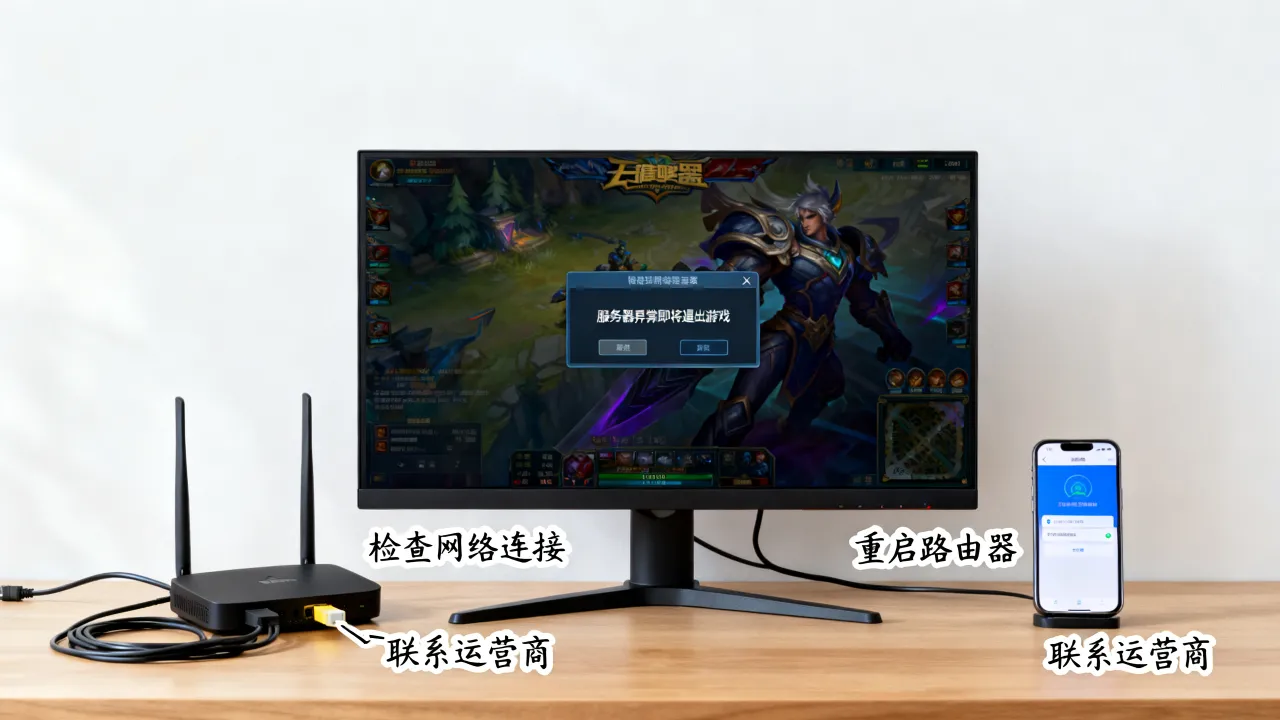 为什么LOL总提示服务器异常即将退出游戏,英雄联盟频繁掉线怎么办 为什么LOL总提示服务器异常即将退出游戏,英雄联盟频繁掉线怎么办
