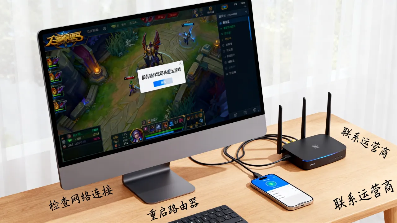 为什么LOL总提示服务器异常即将退出游戏,英雄联盟频繁掉线怎么办 为什么LOL总提示服务器异常即将退出游戏,英雄联盟频繁掉线怎么办