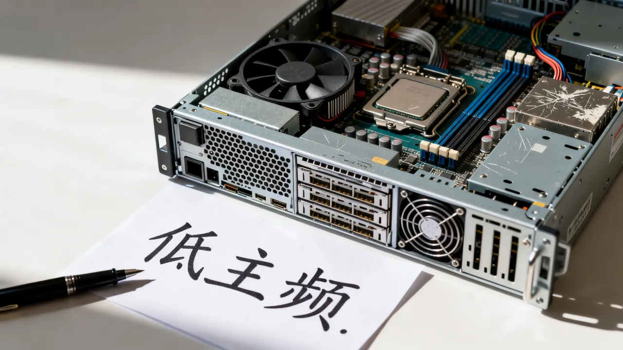 服务器为什么主频低，低主频对性能影响有多大？