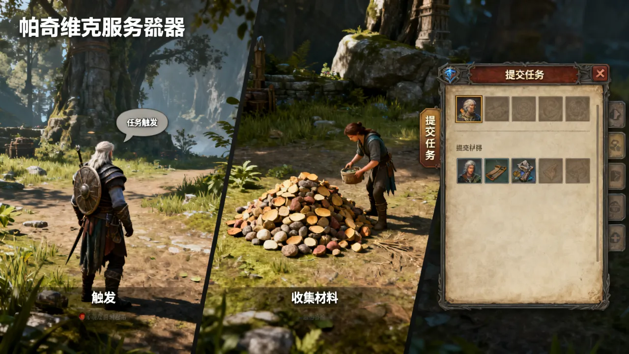 帕奇维克服务器任务怎么完成？帕奇维克任务流程详解