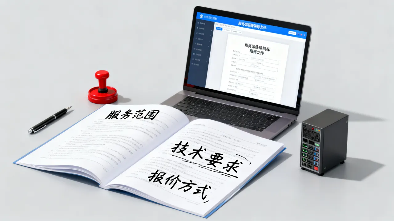 服务器维保招标公告怎么写,服务器维保招标文件要素