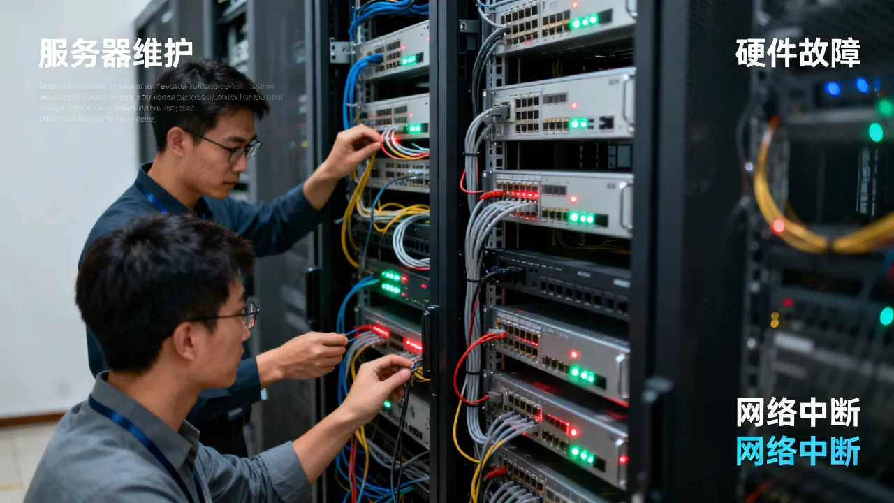 把服务器砍停是为什么，服务器宕机是什么原因