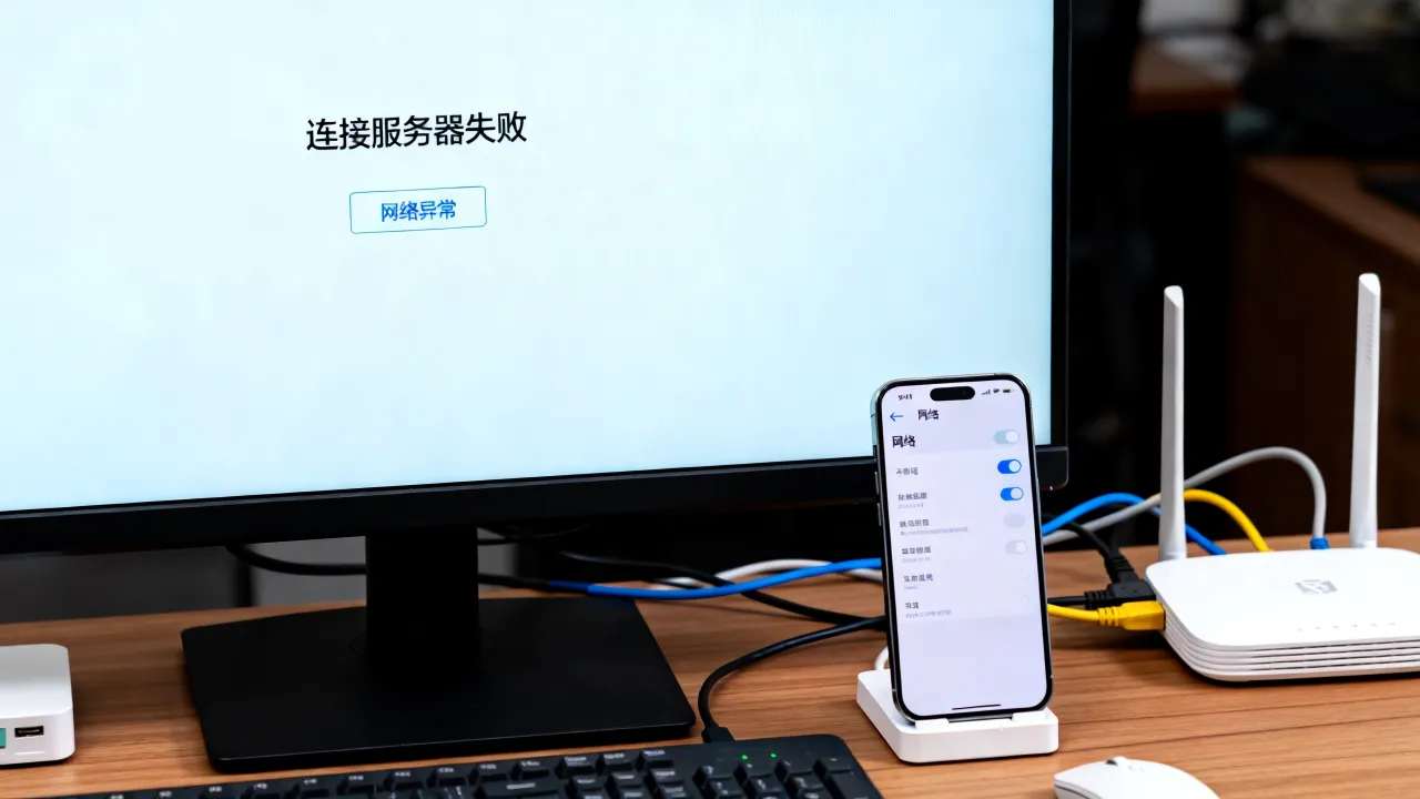 cf为什么连接服务器失败，网络异常怎么回事