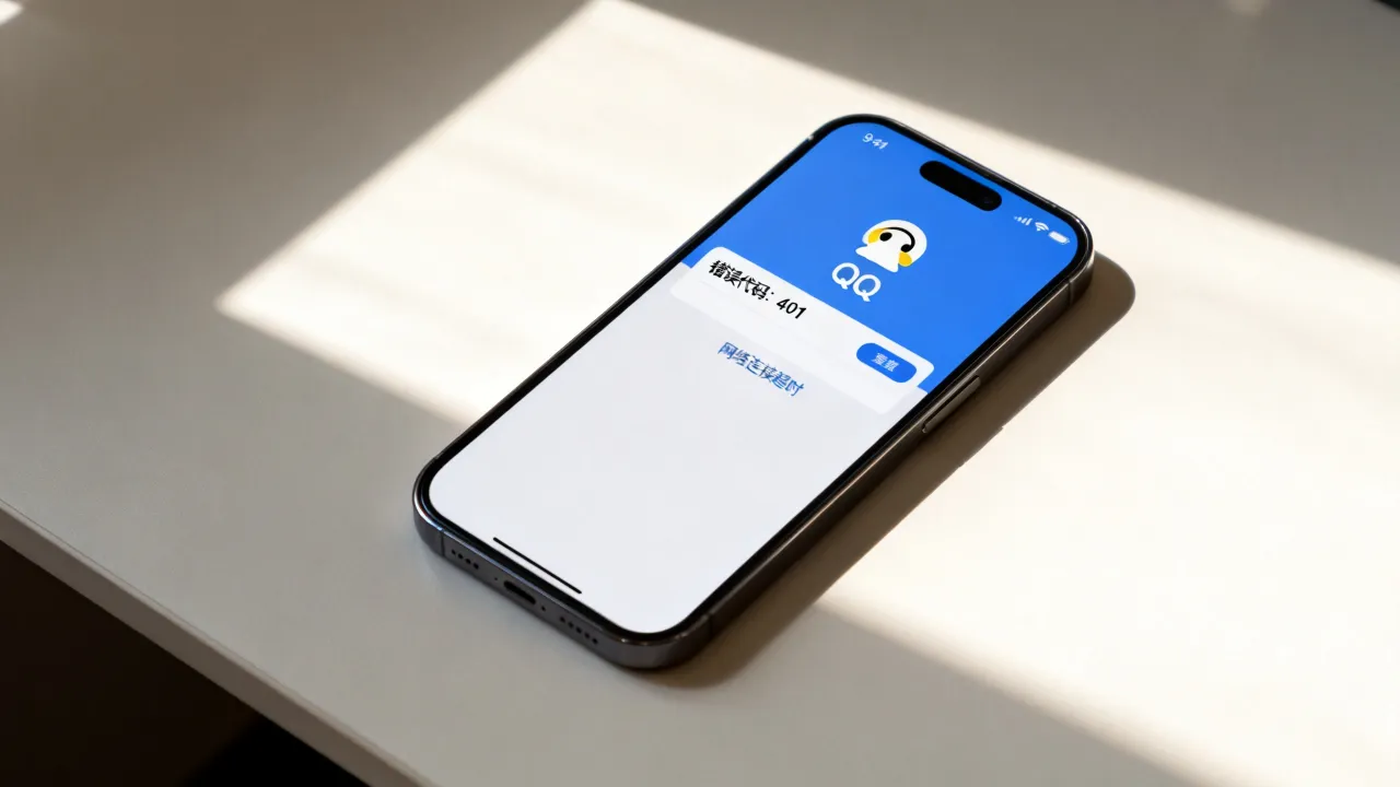 为什么QQ登录服务器返回错误代码，QQ登录失败错误代码怎么解决