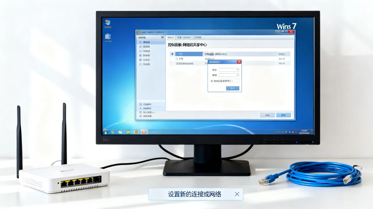 win7怎么重新创建宽带连接服务器，宽带连接不上怎么办？