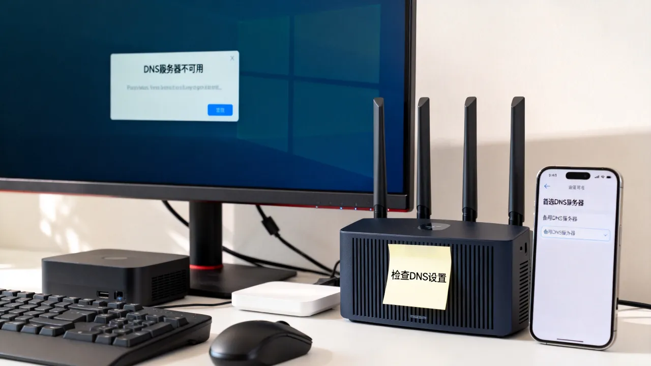 中国移动DNS服务器不可用怎么办，宽带DNS异常怎么解决
