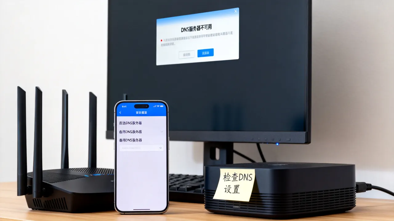 中国移动DNS服务器不可用怎么办，宽带DNS异常怎么解决