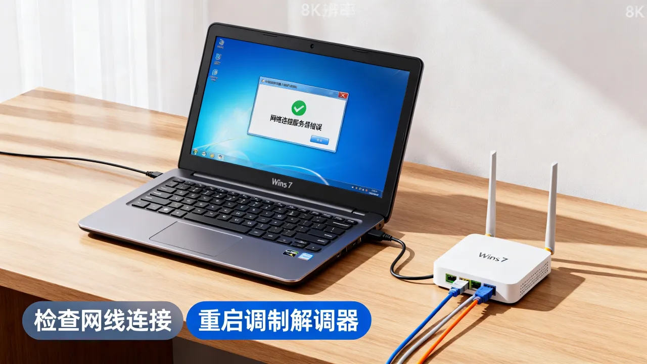 Win7系统不显示宽带连接？网络连接服务器怎么办
