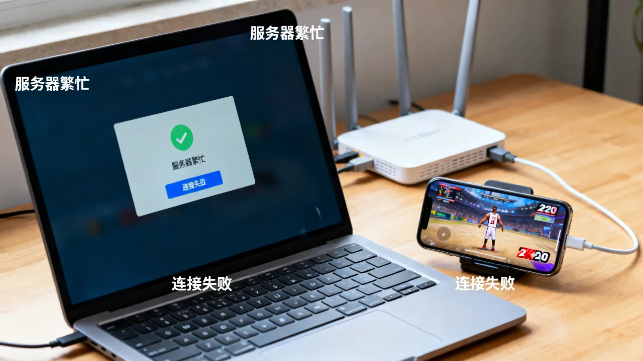 nba2k20为什么服务器繁忙，2k20服务器一直连接不上怎么办