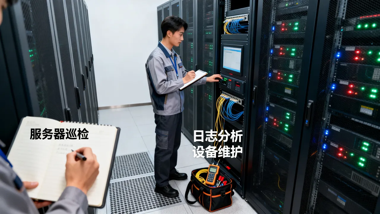 运维服务器的工作内容有哪些？服务器运维日常主要做什么？