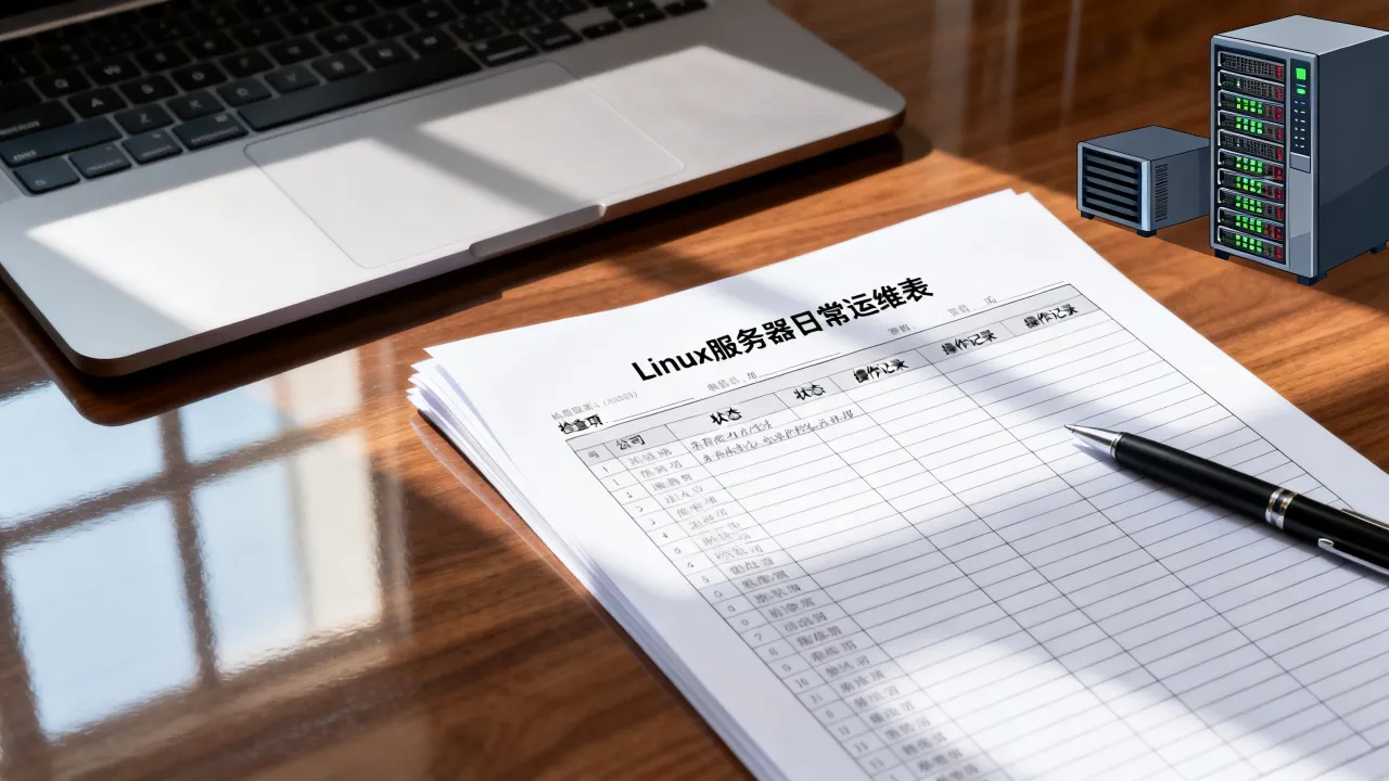 linux服务器日常运维表怎么做，日常运维表模板有哪些？