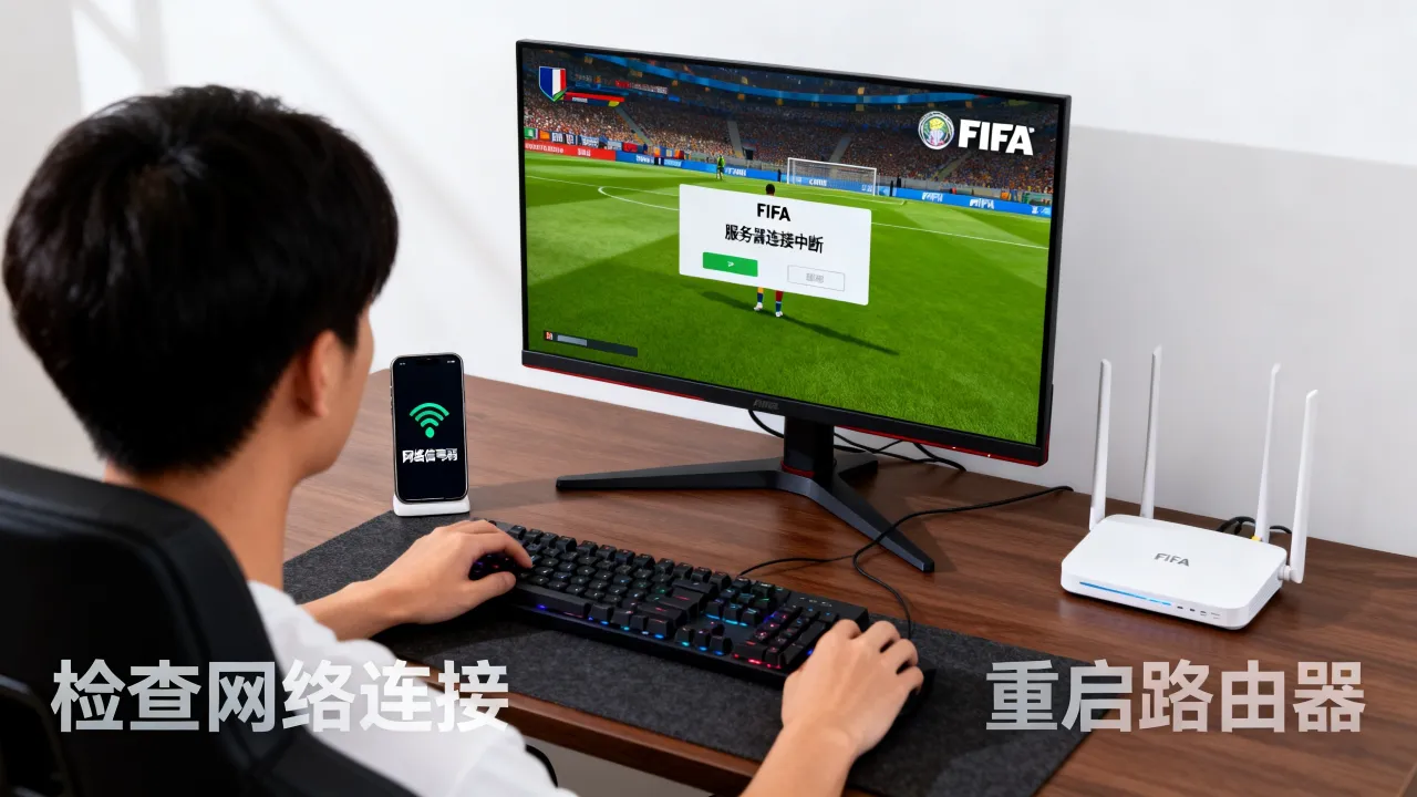 fifa为什么一进比赛就断开服务器，网络不稳定如何解决