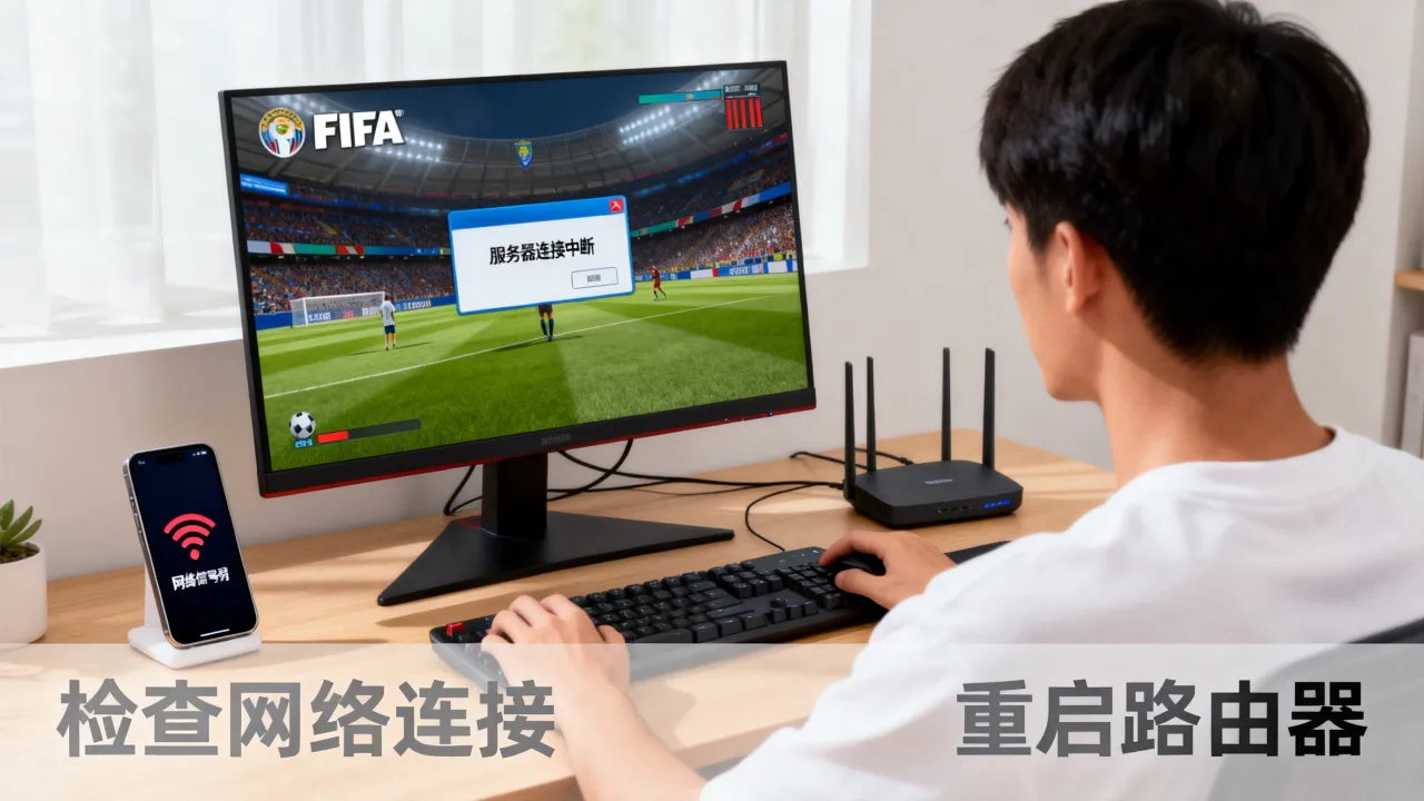 fifa为什么一进比赛就断开服务器，网络不稳定如何解决