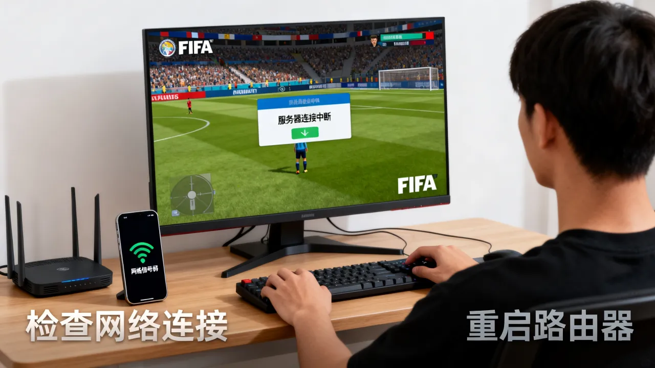 fifa为什么一进比赛就断开服务器，网络不稳定如何解决