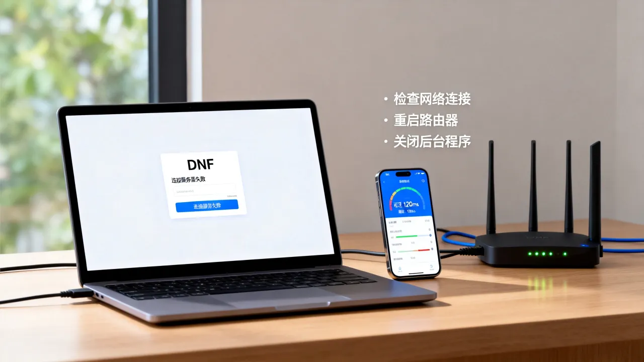 为什么DNF连接不上服务器，网络延迟高怎么解决