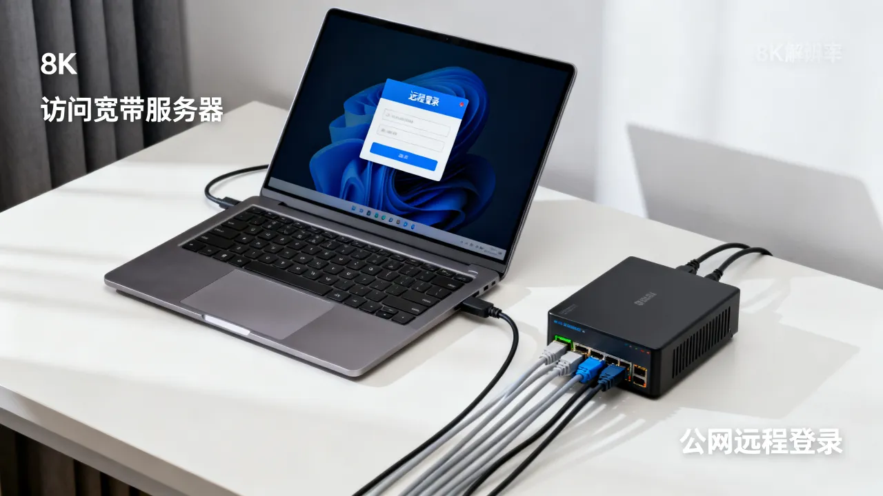 怎样访问宽带服务器，怎么通过公网远程登录？