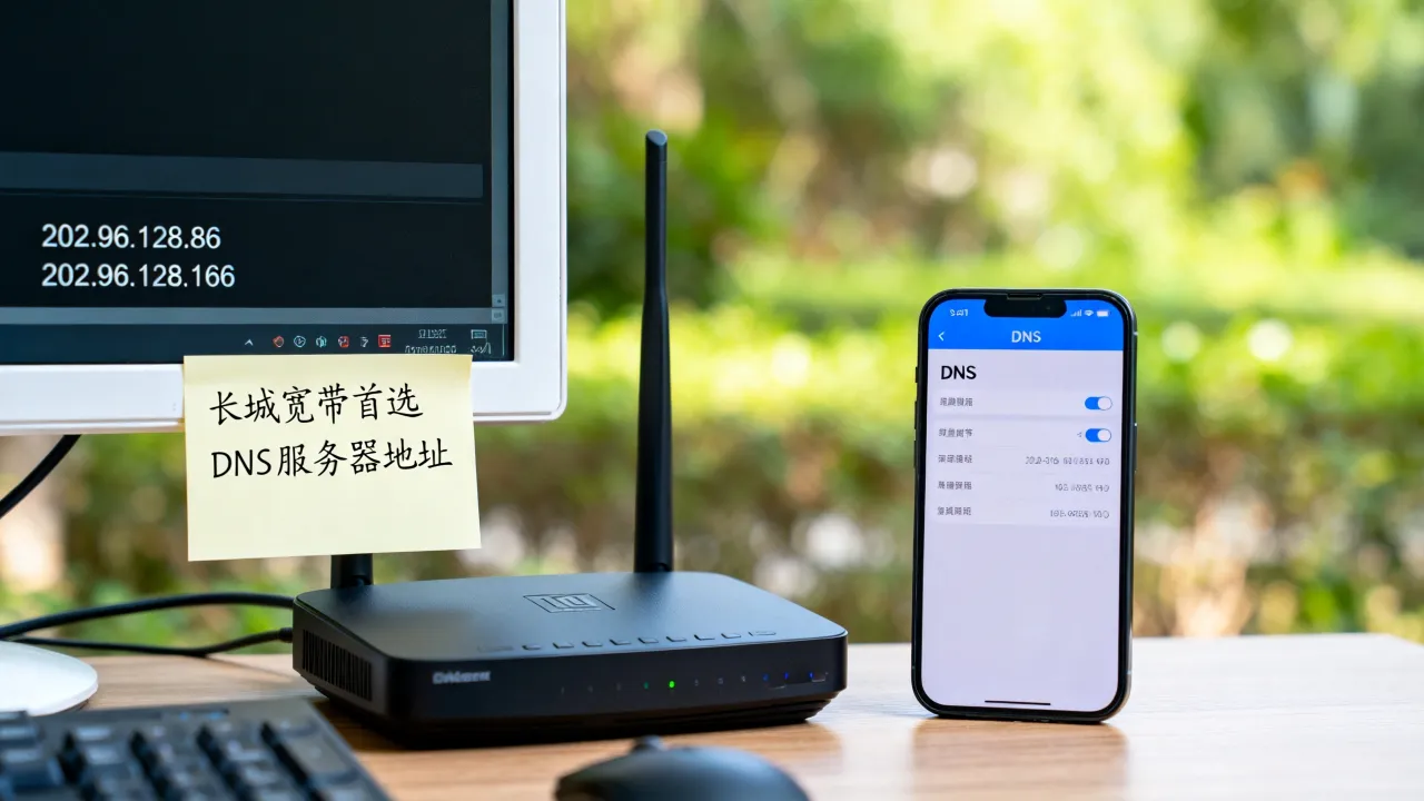 长城宽带首选dns怎么填服务器，首选dns服务器地址是什么