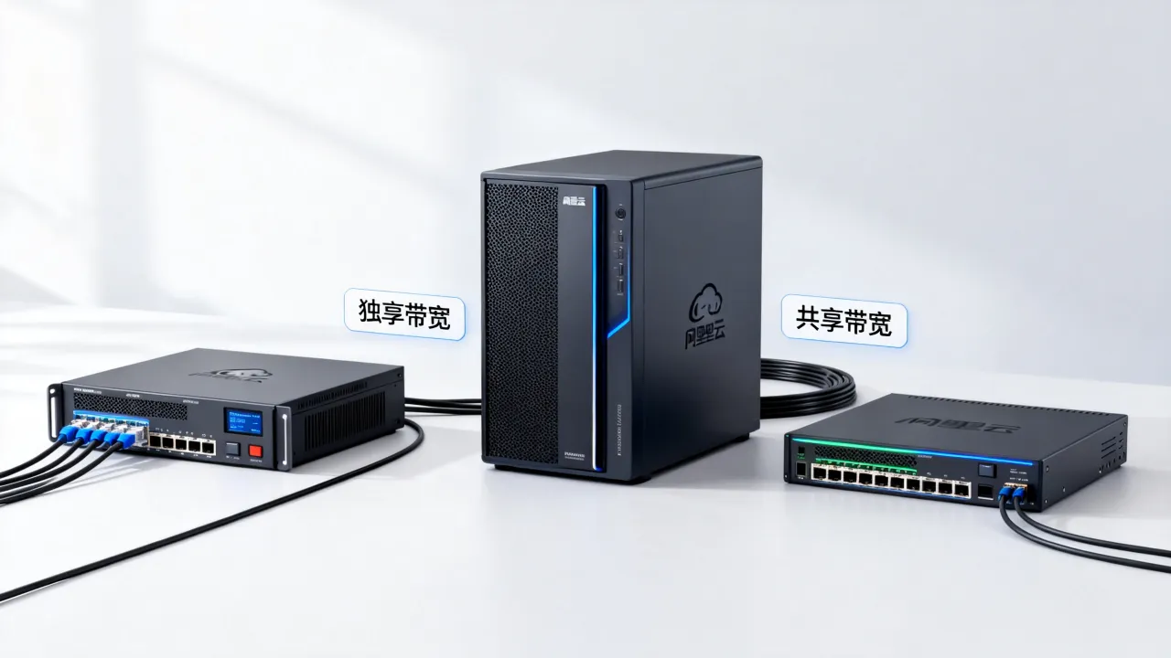 阿里云服务器独立宽带贵不贵，独享带宽和共享带宽哪个更好