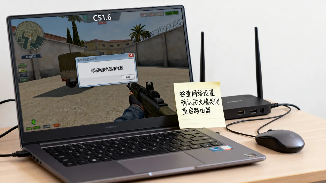 cs1.6中为什么在局域网找不到服务器,怎么解决?