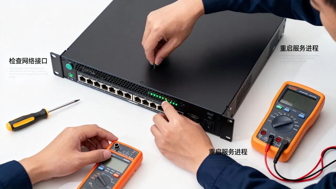 运维服务器操作中常见的故障有哪些，怎么处理？