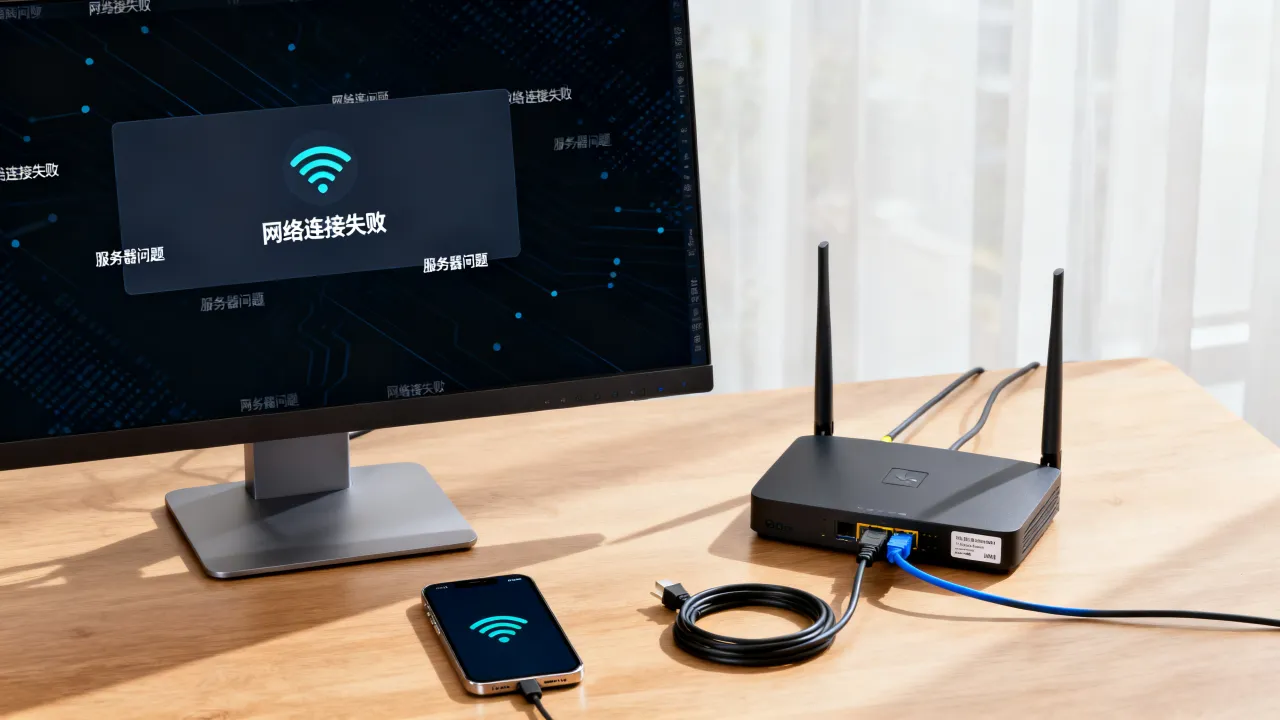 为什么lol无法链接服务器，网络连接失败是什么原因