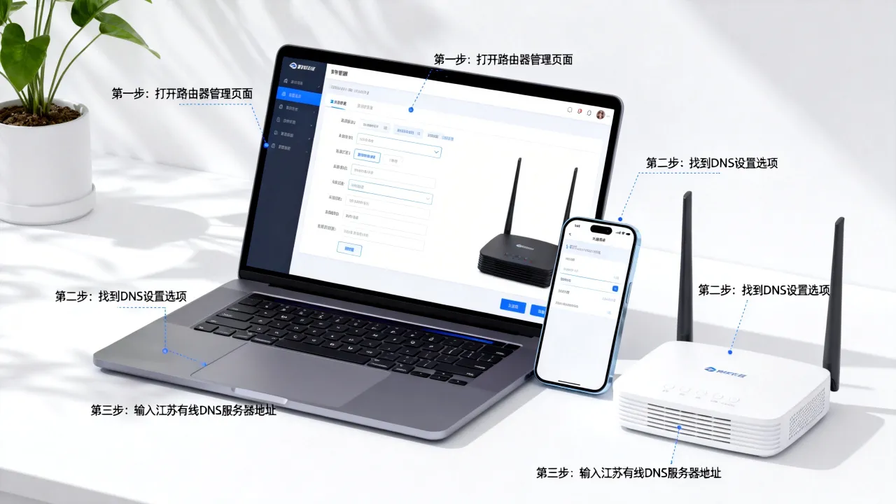 江苏有线宽带dns服务器怎么设置？最佳地址是多少？