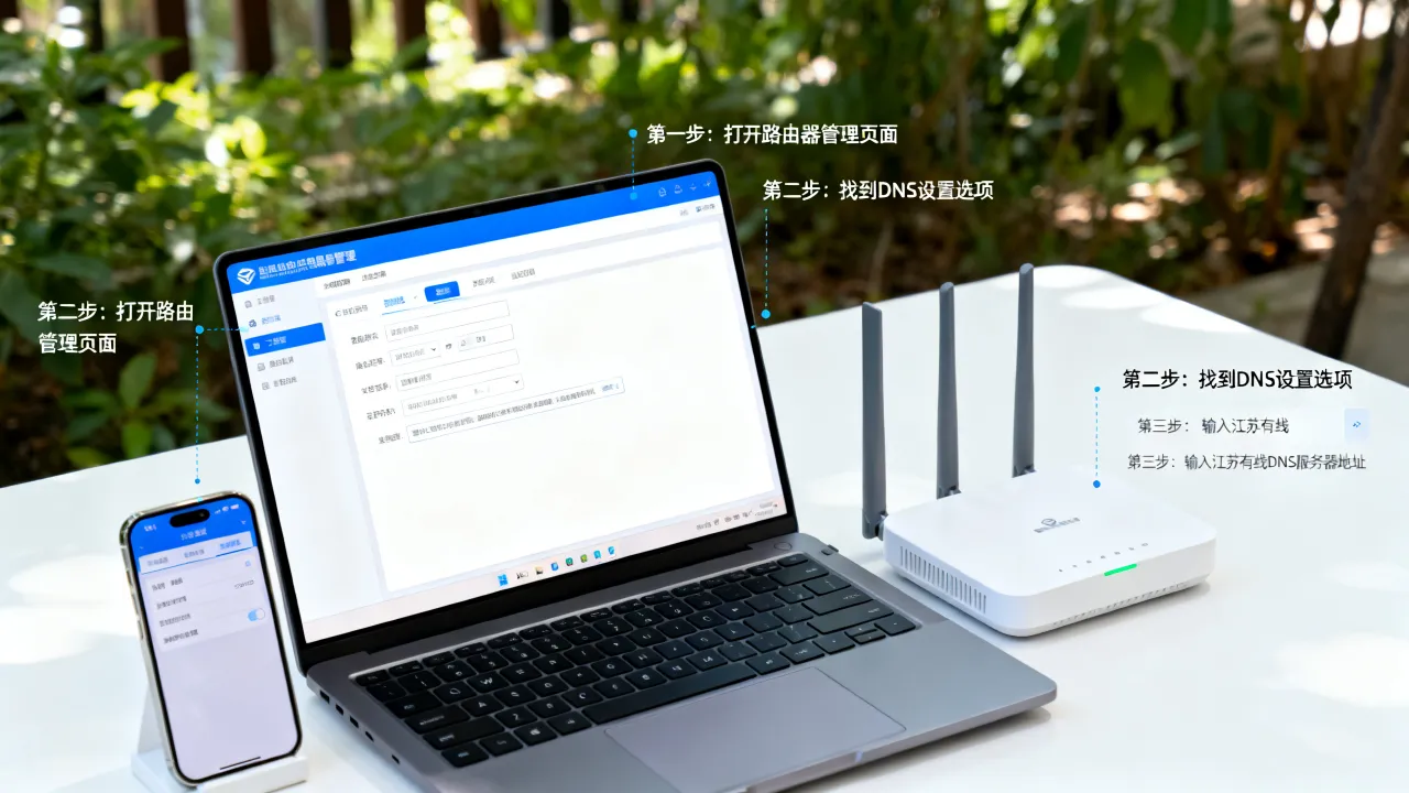 江苏有线宽带dns服务器怎么设置？最佳地址是多少？