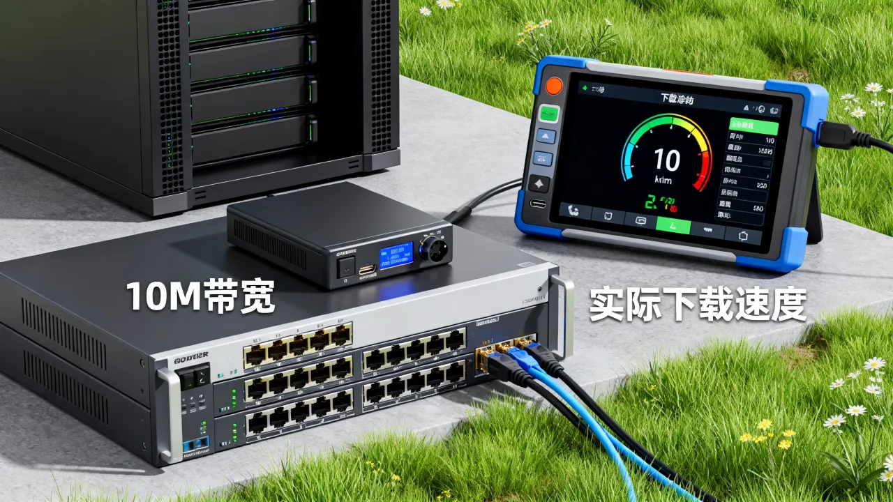 服务器10M宽带网速怎么样，10M带宽实际下载速度够用吗