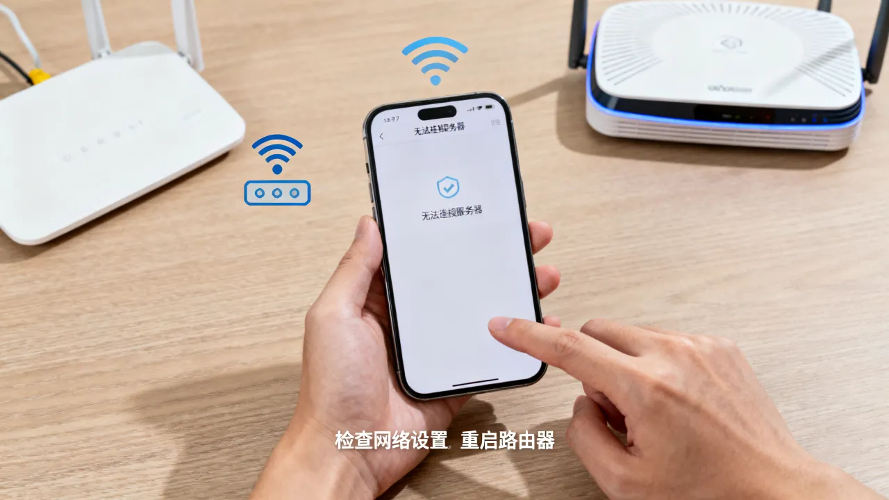 app为什么无法使用网络连接到服务器，无法连接服务器怎么办？