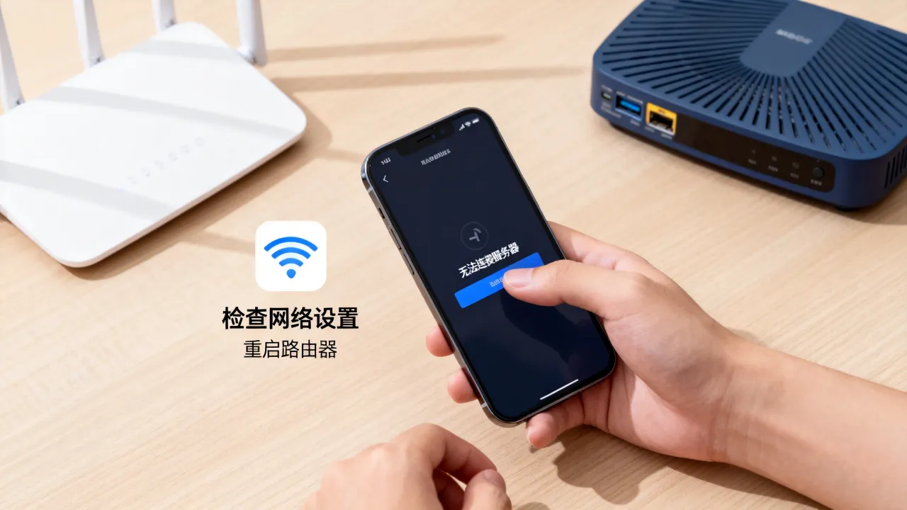 app为什么无法使用网络连接到服务器，无法连接服务器怎么办？