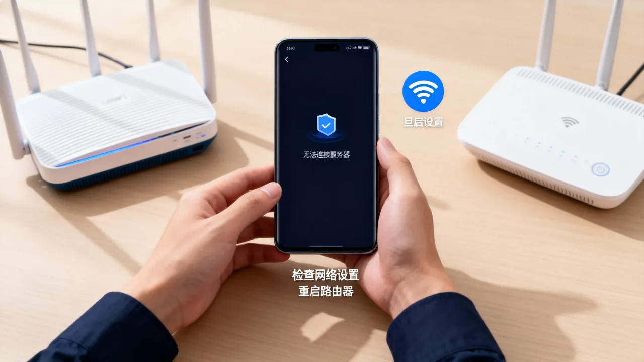 app为什么无法使用网络连接到服务器，无法连接服务器怎么办？