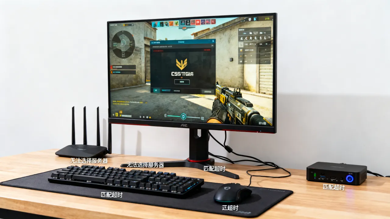 csgo为什么不提示选择服务器，csgo匹配不到服务器怎么解决？