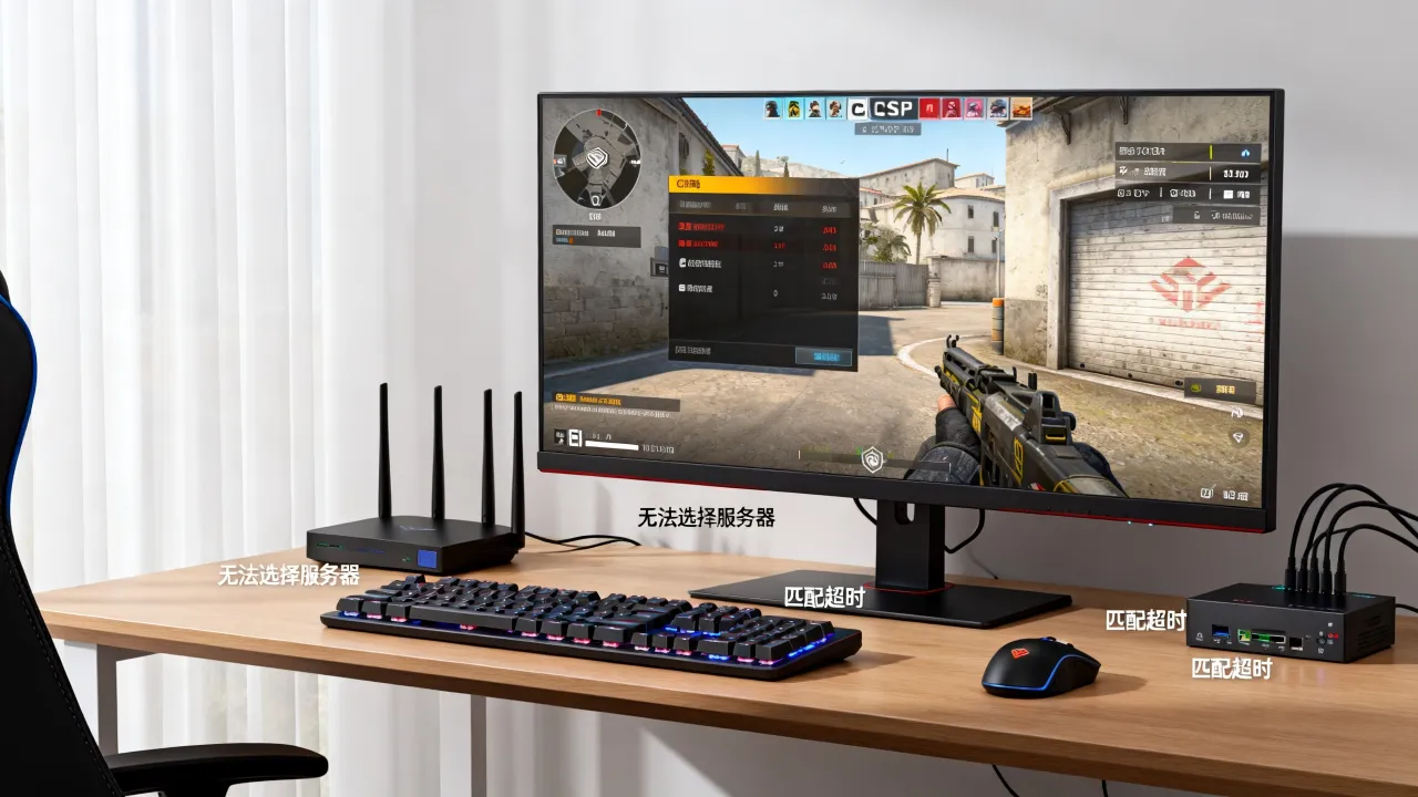 csgo为什么不提示选择服务器，csgo匹配不到服务器怎么解决？
