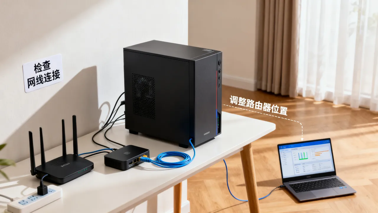 家里小型服务器网速慢怎么办，家庭服务器网络提速方法